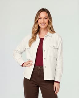 Chaqueta Mujer Celeste Beige Lineatre