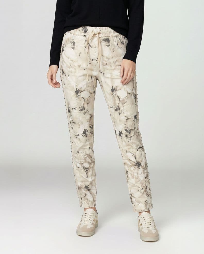 Pantalon Mujer Agnese Beige Lineatre L