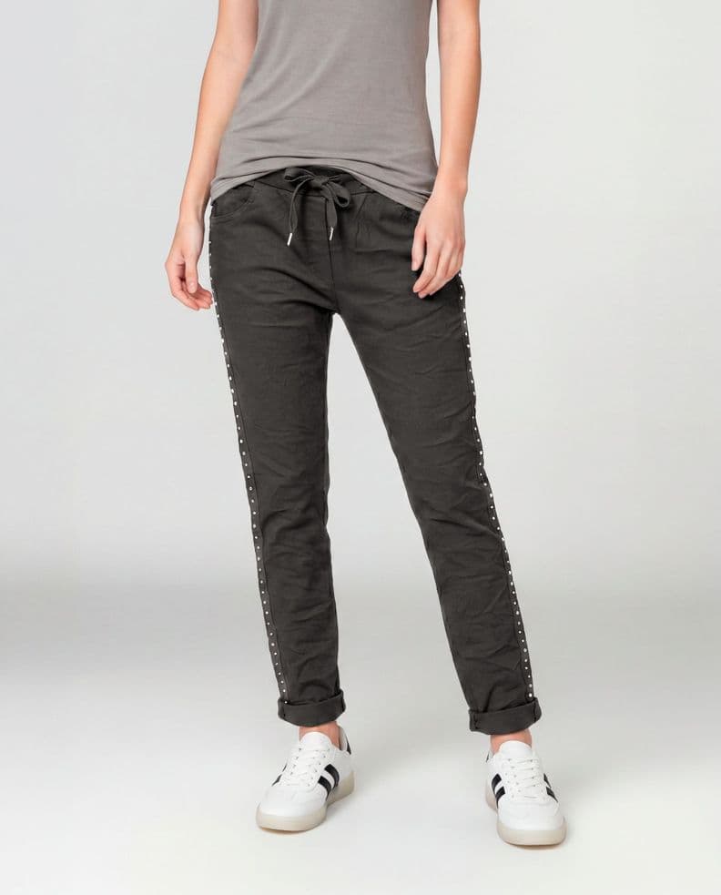 Pantalon Mujer Emilia Negro Lineatre M