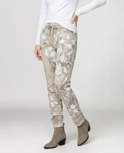 Pantalon Mujer Violetta Fango Lineatre Beige M