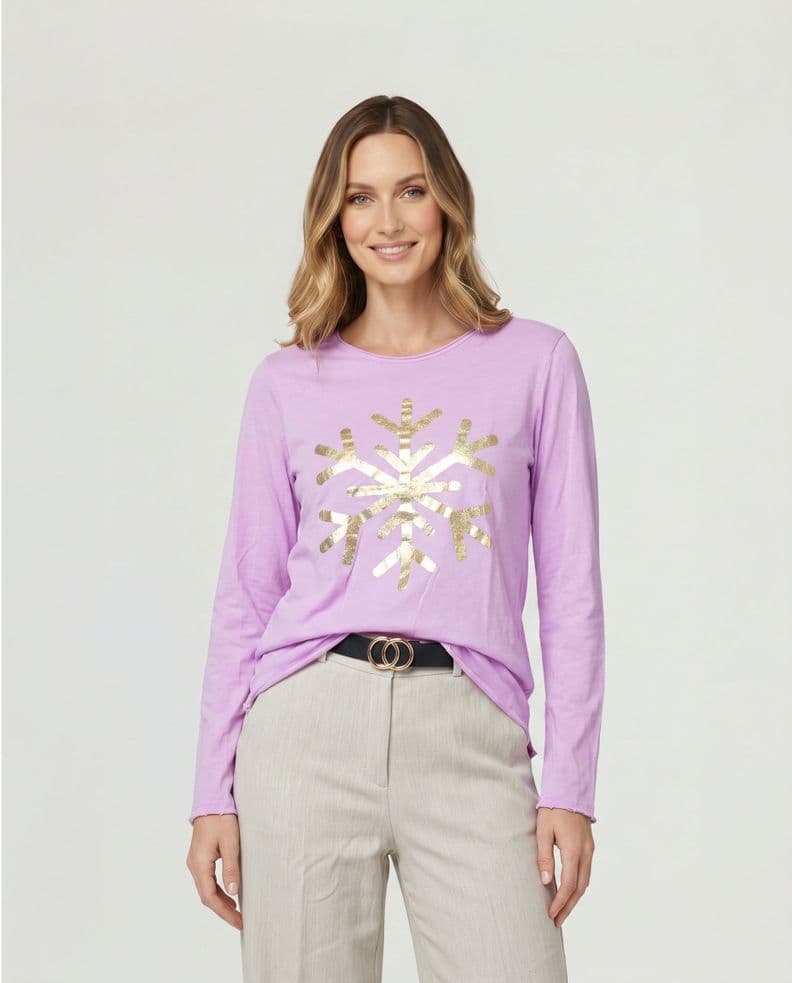 Polera Mujer Greta Fucsia Lineatre