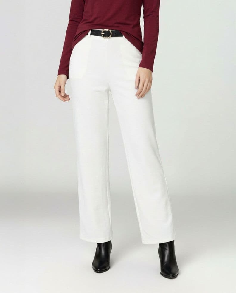 Pantalon Mujer Raffaella Blanco Lineatre L
