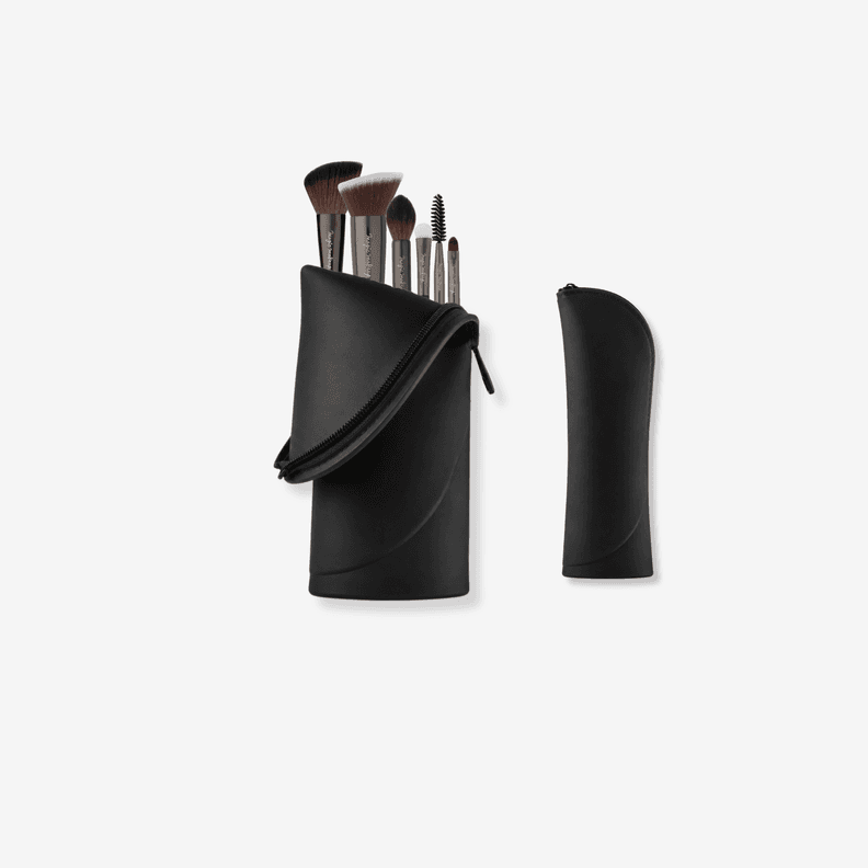 Estuche organizador de brochas de maquillaje Magic Makeup Negro