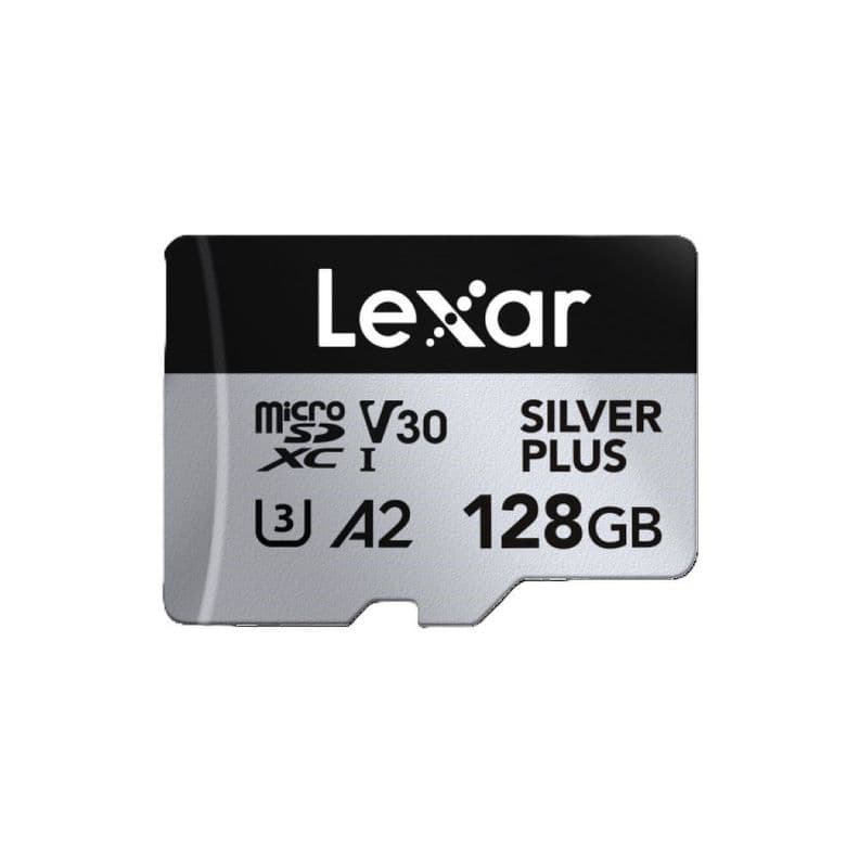 Memoria MicroSD Lexar Silver Plus 128GB V30 A2 4K UHD