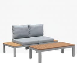 Juego de Terraza Living Hydra Midtown Gris XL