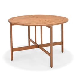 Mesa de Terraza Redonda Madera Pomona Midtown Cafe Claro XL