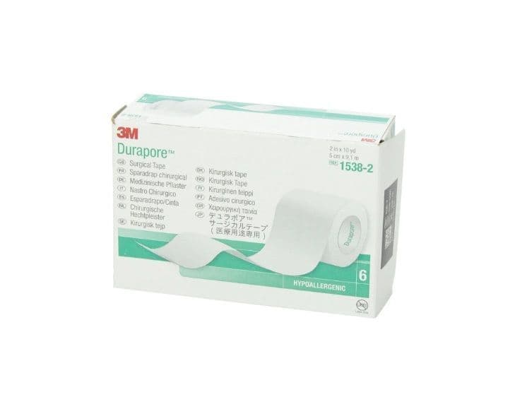 Tela Durapore 3M 5 Cm X 9,1 M 1538-2 x 6 unidades Blanco