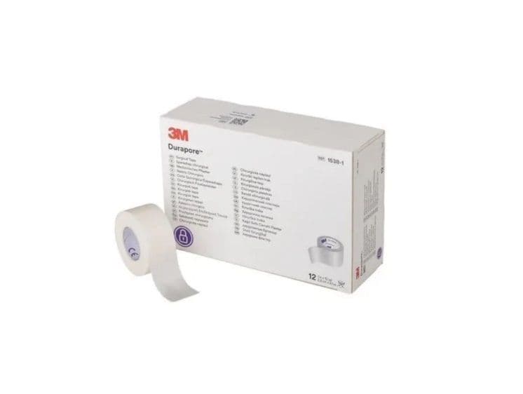 Tela Durapore 3M 2,5 Cm X 9,1 M 1538-1 x 12 unidades Blanco