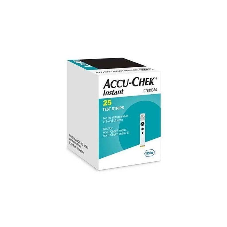 Tiras Reactivas Accu-chek Instant 25 Unidades Verde