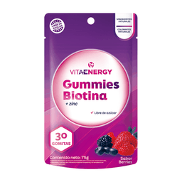 Gomita de Biotina + Zinc 30 gomitas