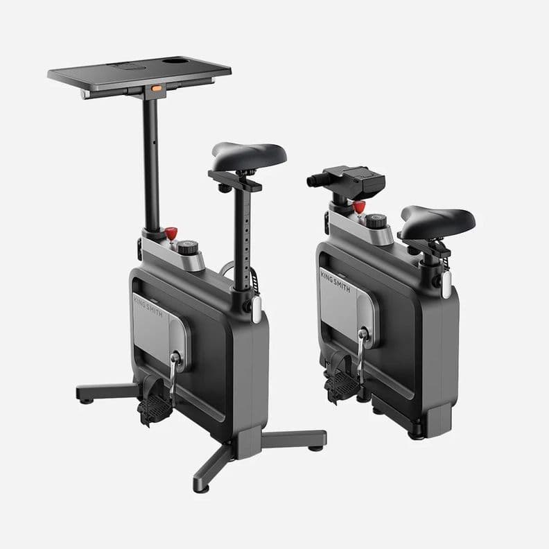 Bicicleta estatica plegable KingSmith W1B para interiores debajo del escritorio Gris