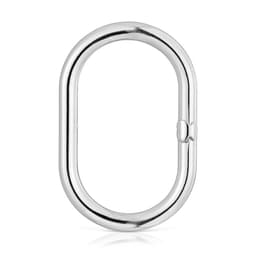 Anilla de plata 45 mm Hold Oval