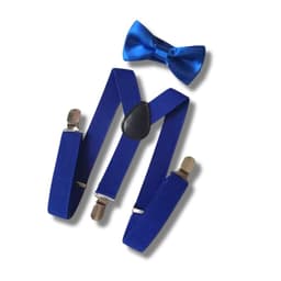 Set Suspensor O Tirantes Mas Humita Infantil Colores Varios Azul Electrico
