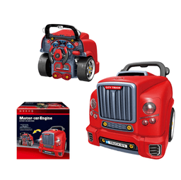 Juego Rol Mecanico Camion Rojo Armable
