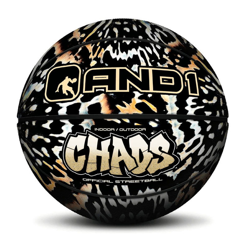 Balon And1 Chaos Animal Print Basketball Felino Negro 7