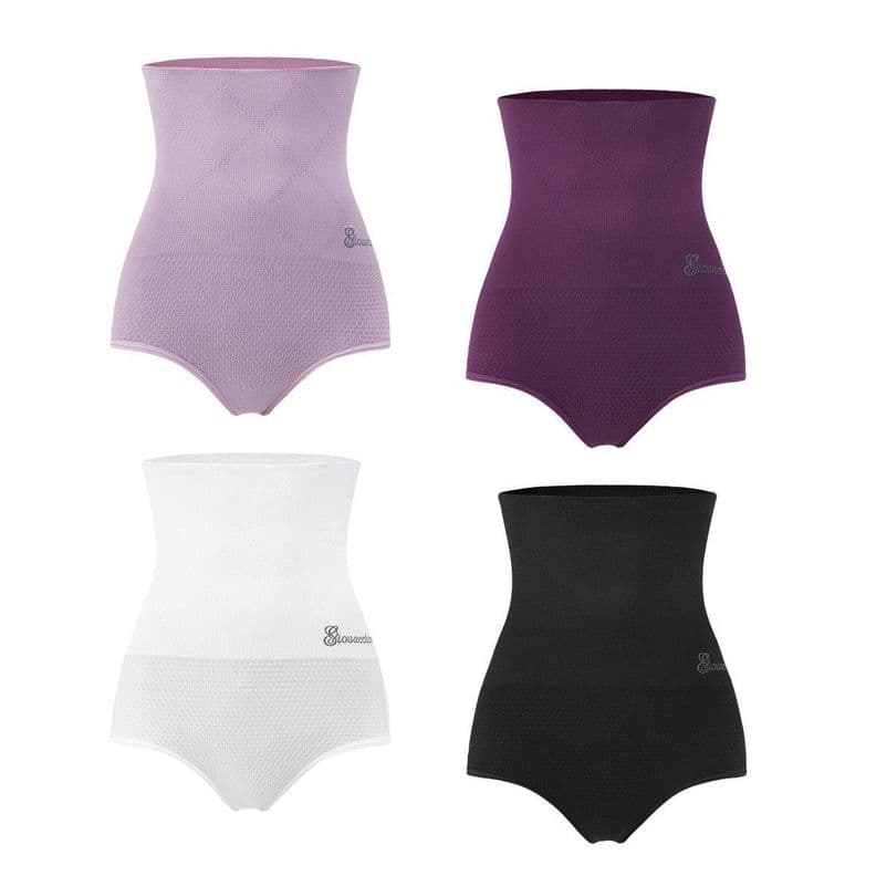Pack de 4 Calzon Faja Reductor de Abdomen Levanta Gluteos Mujer Diseno 1 L-XL