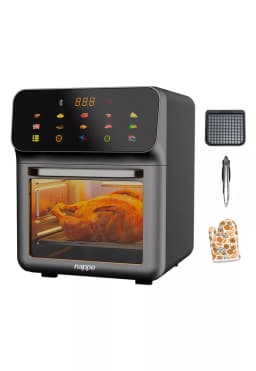 Freidora de Aire Nappo Digital XL 10L Litros con Visor 1350W Gris