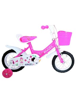 Bicicleta Aro 12 Infantil Rosado Angel