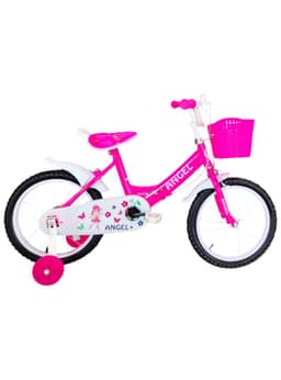 Bicicleta Aro 16 Infantil Rosado Angel