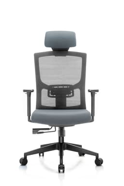 Silla De Oficina Gerencial Ergonomica Piacere Gris