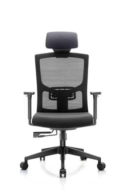 Silla Gerencial Premium de oficina Piacere color negro