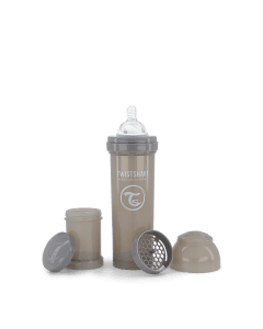 Mamadera Anti-colico 330ml Twistshake color Gris