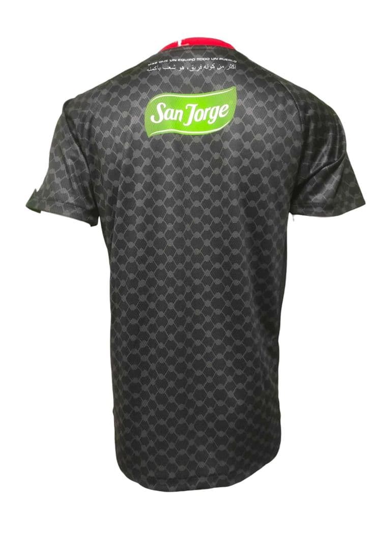 Camiseta Palestino 2025 Visitante Original Capelli Negro XXL