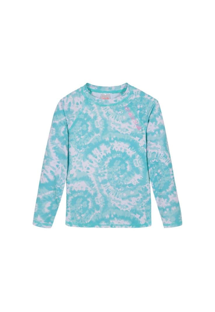 Polera de bano nina M/L filtro UV Hippie H2O Turquesa 16