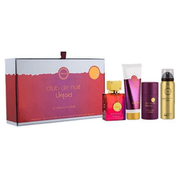 Set Perfume Club de Nuit Untold EDP 105 ml + Body Spray 50 ml + Deo 75g. + BL 100 ml Armaf
