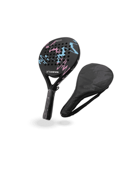 Pala de Padel 4018 Negra con Rosado Negro