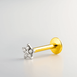 Piercing Bicolor 18Kt Estrella Circones