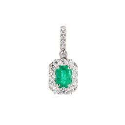 COLGANTE ESMERALDA 1.30ct BTES 0.63ct.