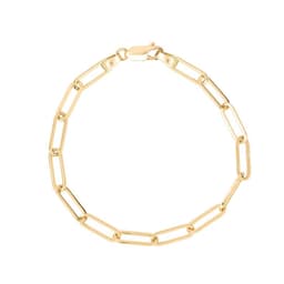 PULSERA OA 18K PAPER CLIP