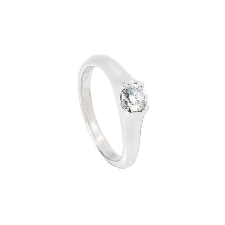 Anillo Solitario 0.33ct Talla 7