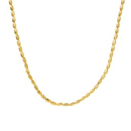 COLLAR DE ORO AMARILLO 18 KTS DIAMANTADO