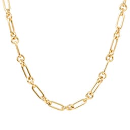 COLLAR DE ORO AMARILLO 18 KTS ESLABONES 40cm