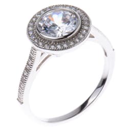 Anillo Solitario Vintage Plata #16