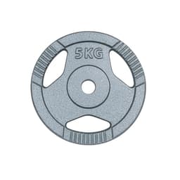 Disco 5kg Preolimpico con Agarre Plateado 5