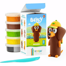 Hey Clay Set De Plasticinas Bluey Y Amigos Snickers 3 Anos