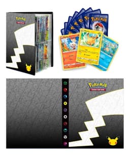 Album Cartas Pokemon 160 + 100 Cartas Originales al azar Azul