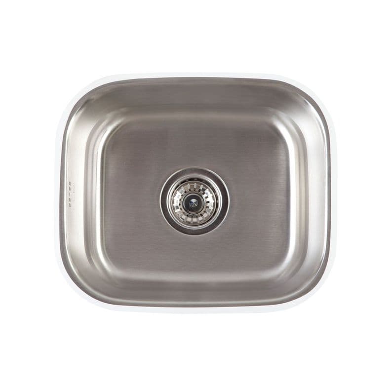 Lavaplatos BE FDV Cubus 1C + desague completo Gris