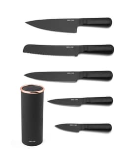 Taco Cuchillos Simple Cook 5pzs Lincoln Negro