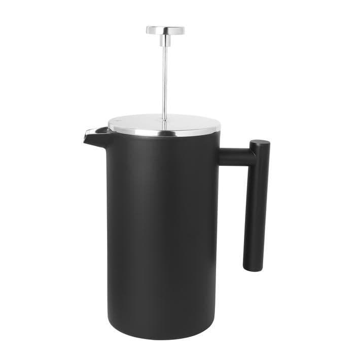 Cafetera prensa francesa Simple Cook Bolonia negra Negro