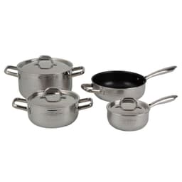 Bateria Simple Cook Sevilla 7pzs Gris