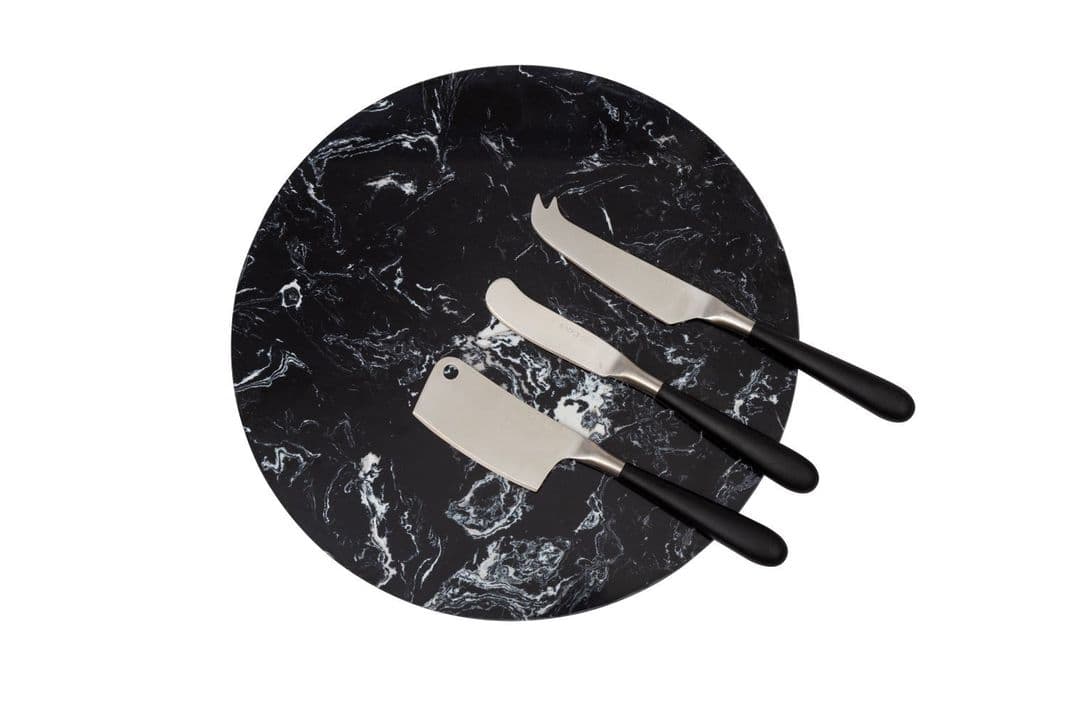 Set Tabla de Aperitivo Simple Cook Singular Negro