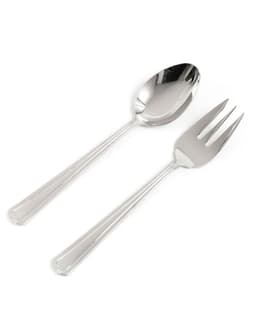 Set Tenedor y Cuchara Servir 2 pzs Oxford Coquinaria Plata