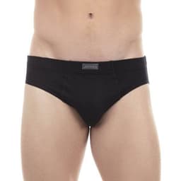 Slip Cotton Clasico Negro XL