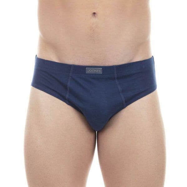Slip Cotton Clasico Azul S