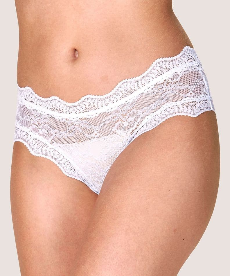 Pantaleta Encaje Lady Genny | Sofisticacion y Comodidad Blanco XL