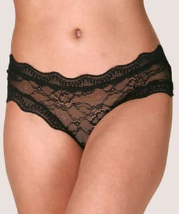 Pantaleta Encaje Lady Genny | Sofisticacion y Comodidad Negro S